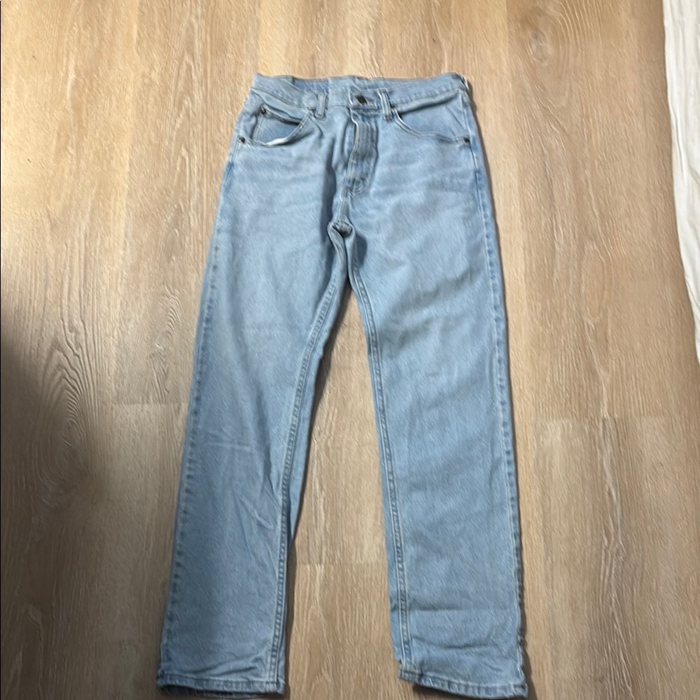 Wrangler Blue Straight Jeans Classic Style